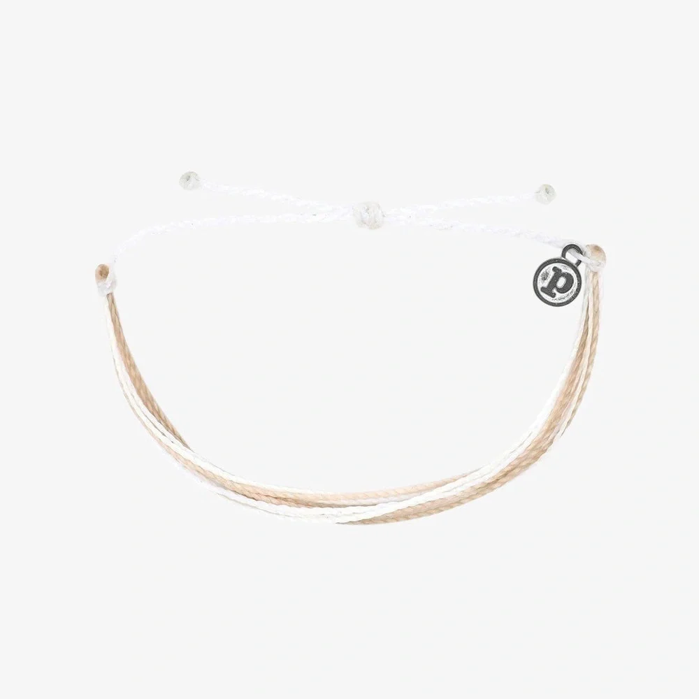 Pura Vida Beige String Bracelet